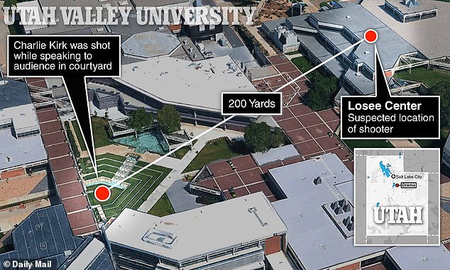 New_Map Charlie Kirk Assassination with Utah Locator map inset 15085851