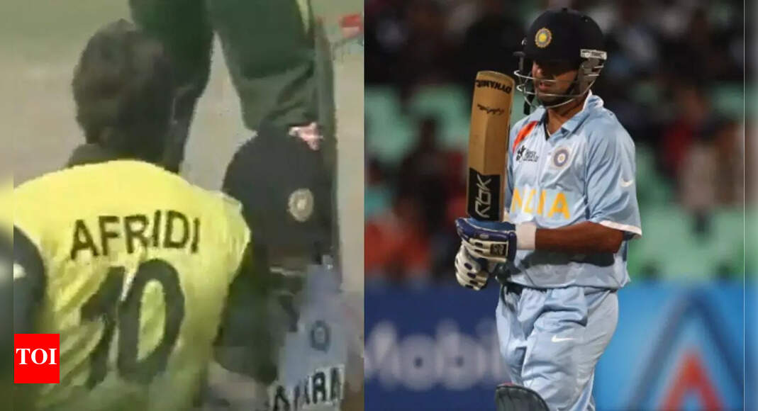 Choas in Kanpur! Gautam Gambhir, Shahid Afridi go blow to blow - viral video | Cricket News