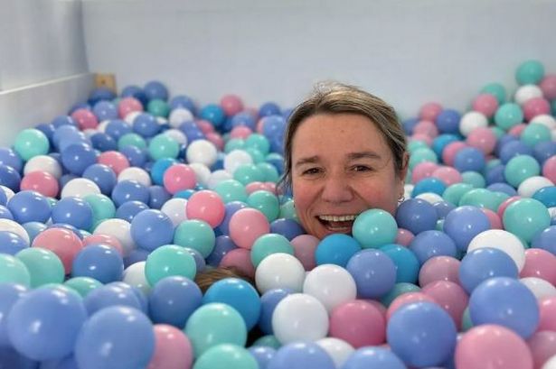 Julie Williams installed a ball pit into her seven-bedroom home