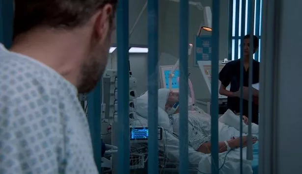 Emmerdale fans will see John Sugden try to silence his husband Aaron Dingle next week