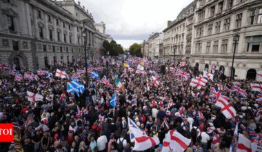 'Unite the Kingdom': Massive anti-immigration protests rock London; cops 'assaulted with kicks, punches' - All you need to know