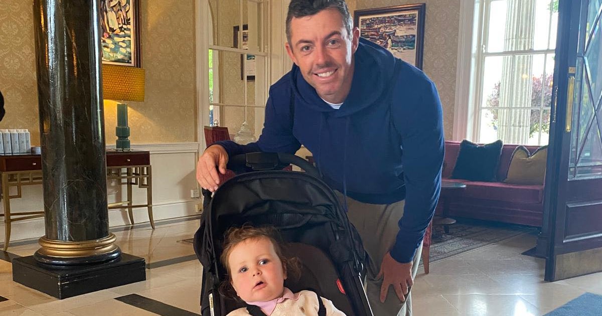 ‘I don’t think Rory knows what that meant to us’ – Co Down toddler with special connection to golf bumps into Rory McIlroy at Irish Open