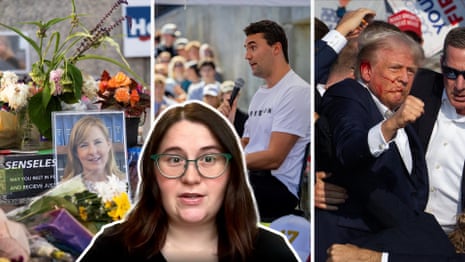 'It's a really scary time in the US': the rise in political violence – video explainer