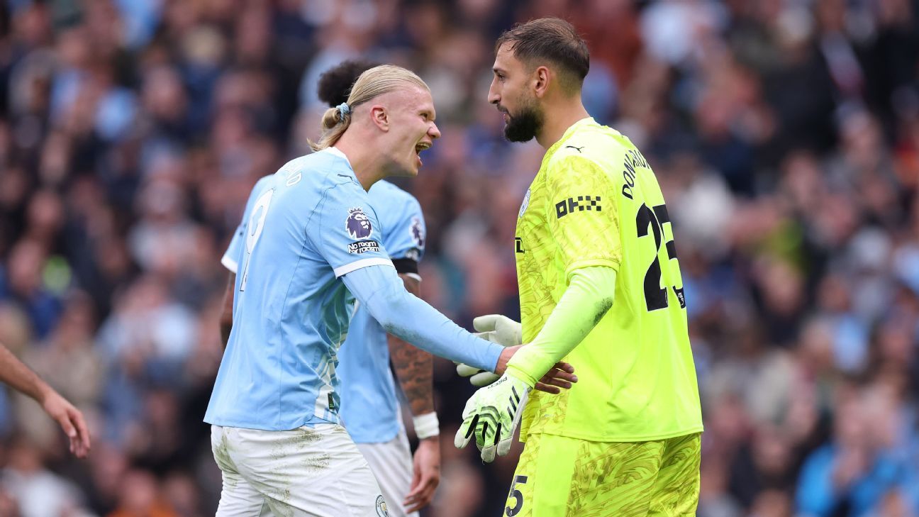 Man City's big men decide derby; Liverpool lucky again; more