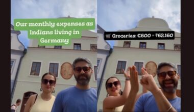Indian couple in Germany shares their ₹3.1 lakh monthly expense list, internet says it's 'too high'