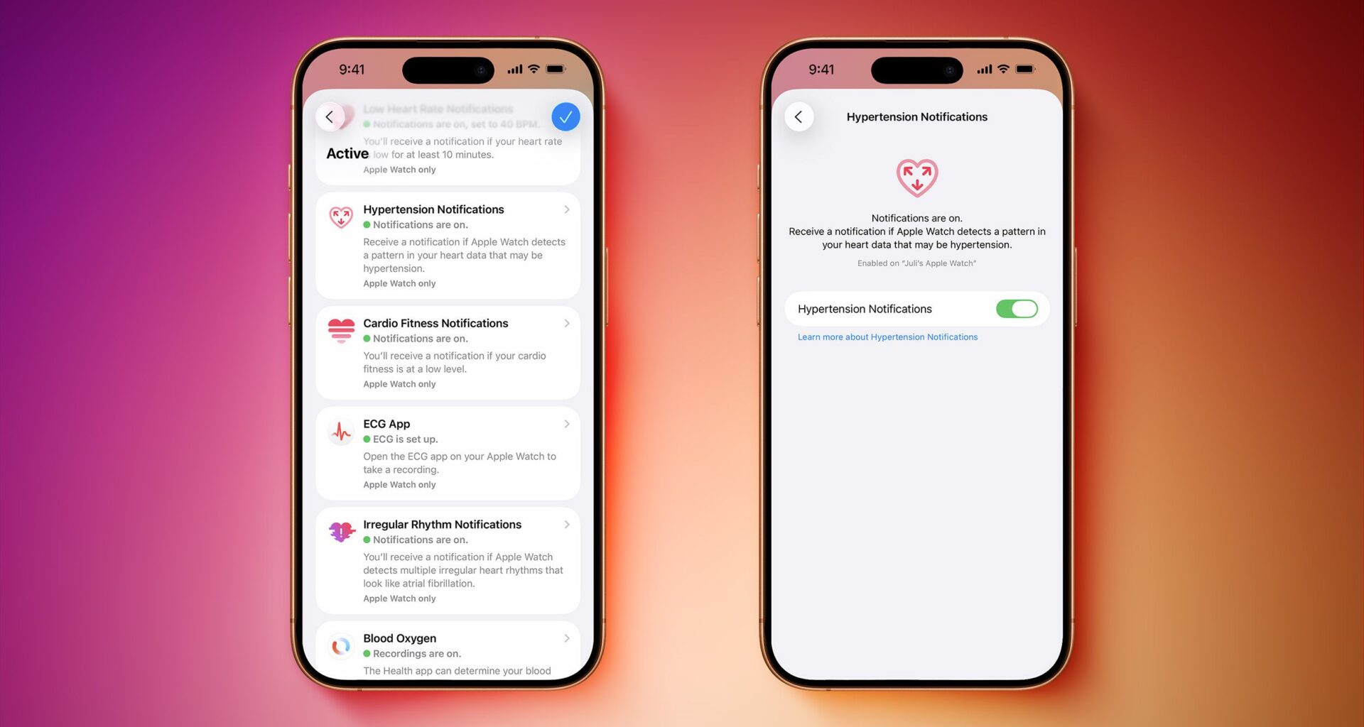 Apple Watch's New Hypertension Notifications Feature is Now Available