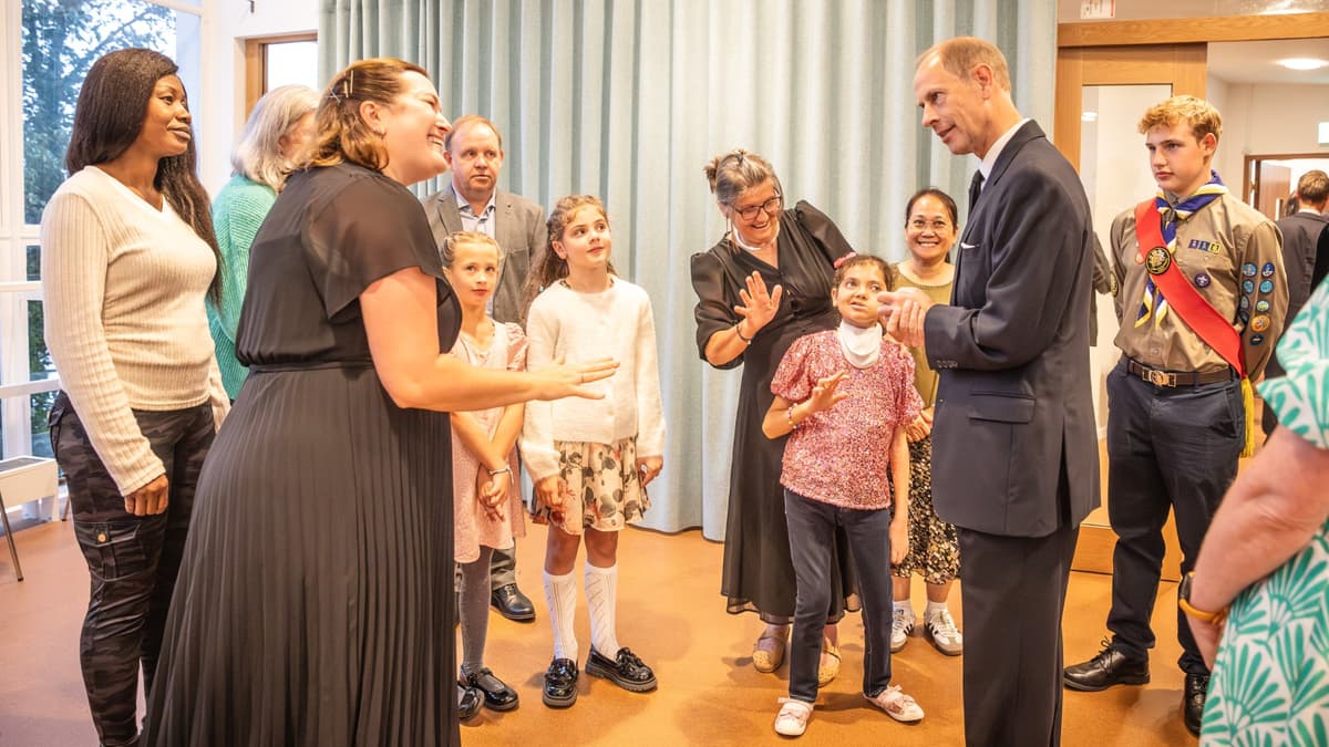 Duke of Edinburgh celebrates theatre milestone