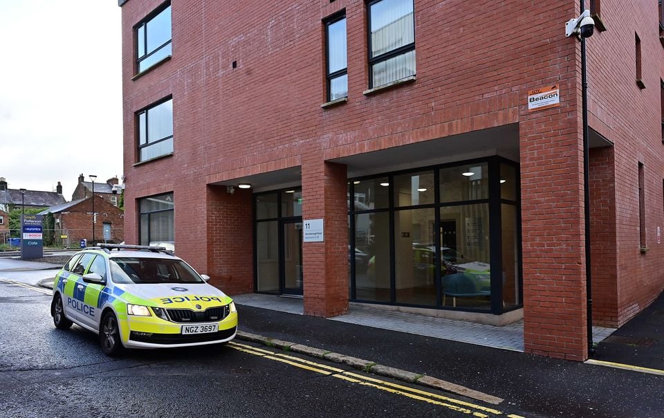 Pacemaker Press 16-09-2025: A murder inquiry has begun following the death of a man in Lisburn. Picture By: Arthur Allison/Pacemaker Press