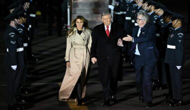 Trump arrives in UK for state visit