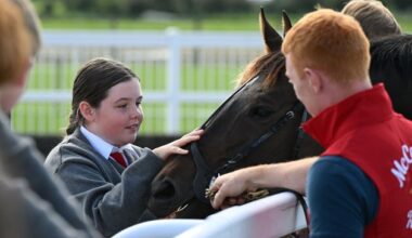Kerry pupils forge an affinity with race horses at Listowel Racecourse
