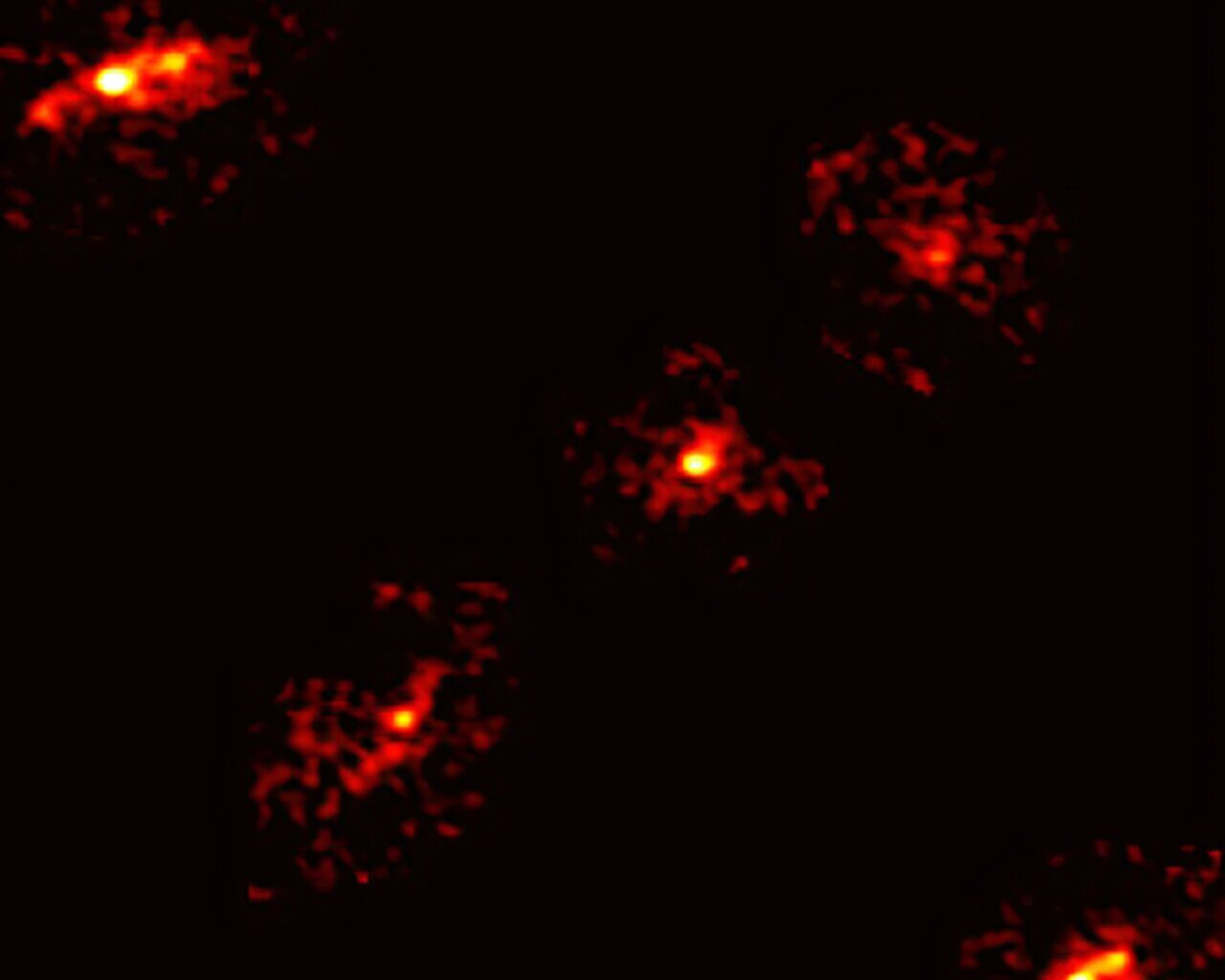Astronomers discover rare Einstein cross with a fifth image, revealing hidden dark matter