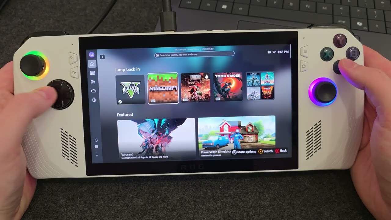 New Xbox Ally Windows 11 features TESTED on the last gen ROG Ally - YouTube