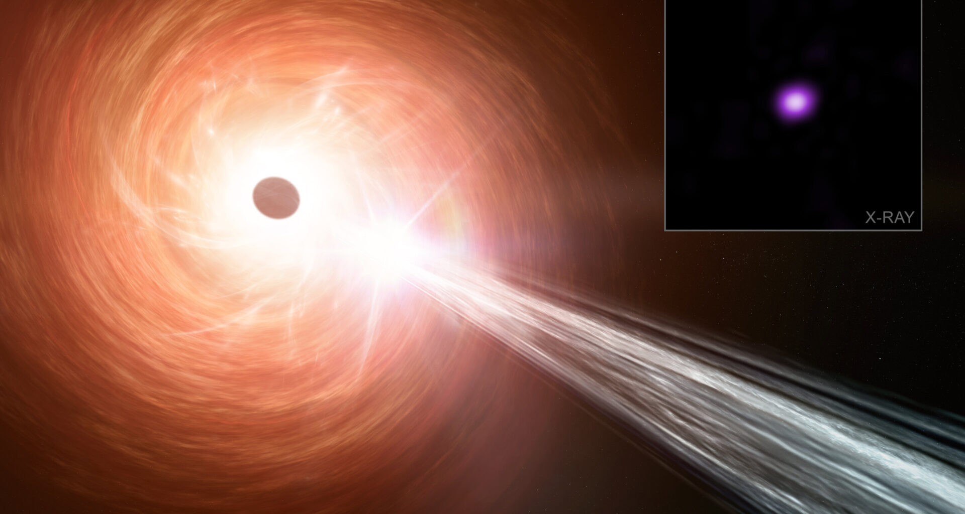 Chandra finds black hole that's growing at 2.4 times the Eddington limit