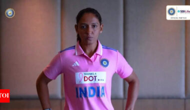 INDW vs AUSW 3rd ODI: In historic move, India to wear pink jerseys; part of breast cancer awareness initiative | Cricket News