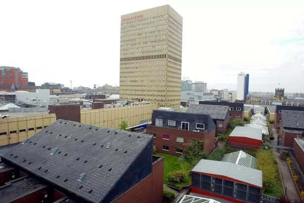 Cromford court flats on  top of the Manchester Arndale