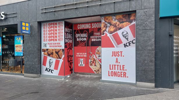 The upcoming KFC on Lord Street 