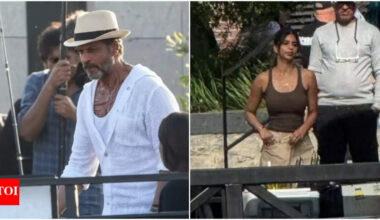 ‘King’: Shah Rukh Khan channels ‘Jawan’ vibes, Suhana Khan impresses with chic avatar in LEAKED PICS from the sets - See Inside | Hindi Movie News