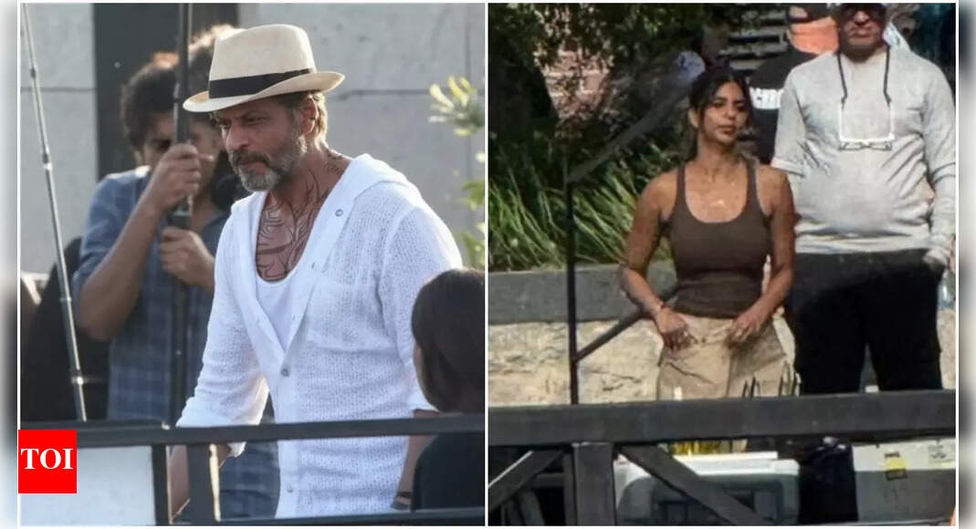 ‘King’: Shah Rukh Khan channels ‘Jawan’ vibes, Suhana Khan impresses with chic avatar in LEAKED PICS from the sets - See Inside | Hindi Movie News