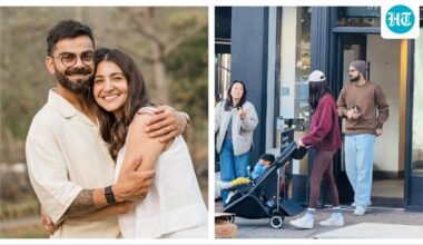 Anushka Sharma, Virat Kohli take son Akaay out for a stroll in London, fans gush over their 'happy family vibes'