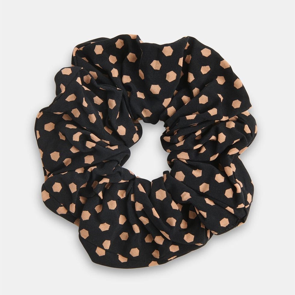 Black Spot Scrunchie