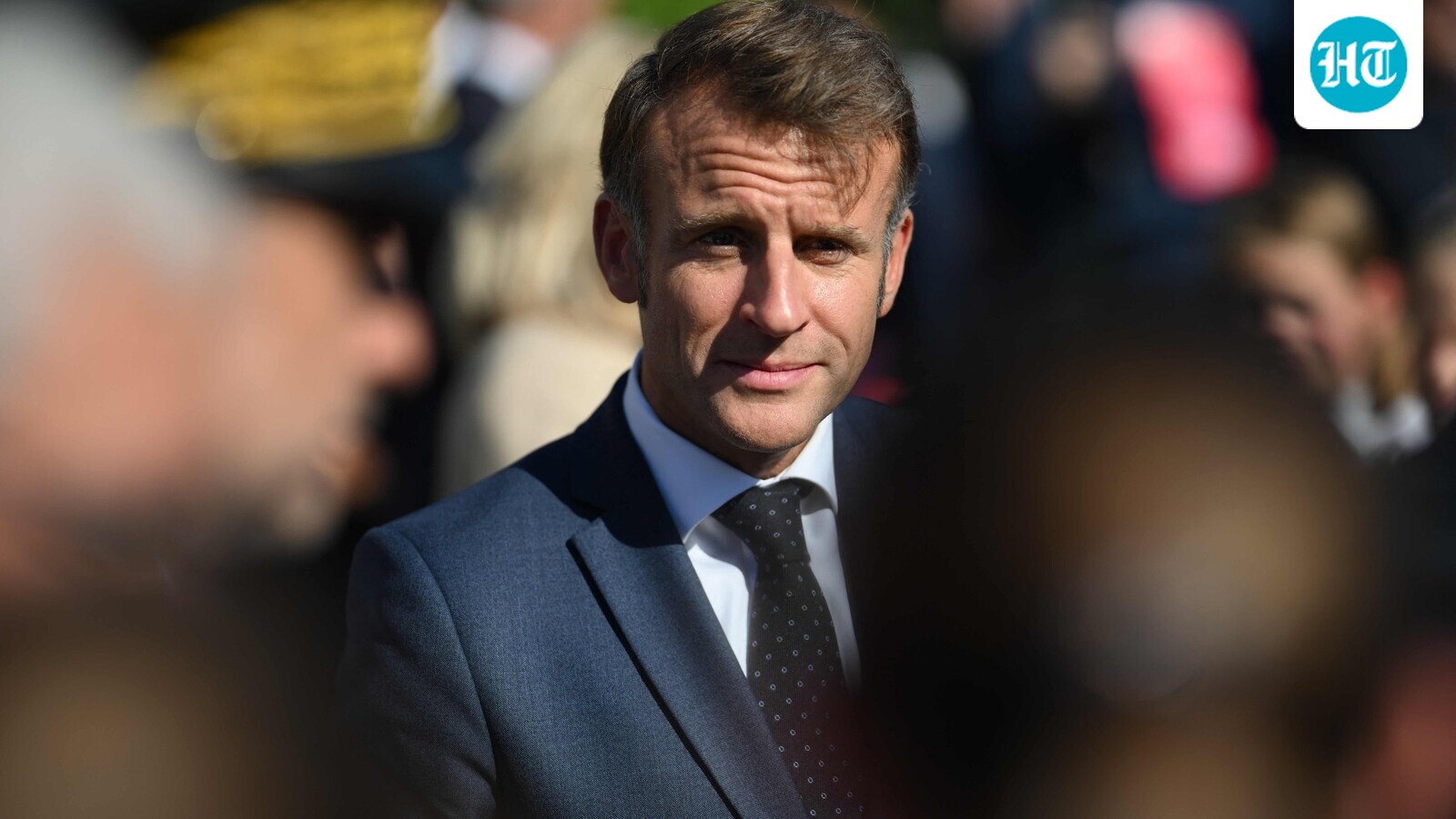 Watch | Macron stopped by NYPD hours after France recognized Palestinian statehood: ‘Clear the way’