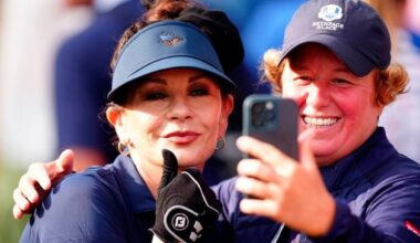Celebs hit the golf course in New York for Ryder Cup All-Star match