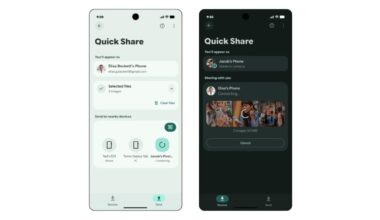 Fullscreen Quick Share redesign widely rolling out on Android