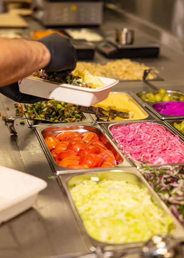 Customers can customise their sandwiches or platters with a range of freshly-prepped salads