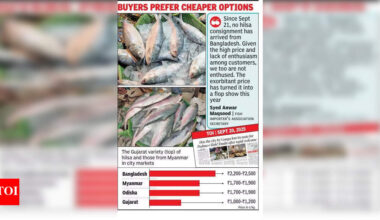 Bangla hilsa flop show in Bengal markets | Kolkata News
