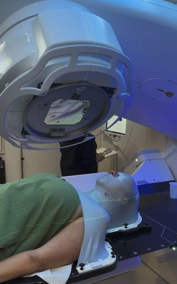 Leanne getting a scan 
