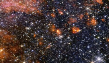JWST searches for stars in a glowing gas cloud
