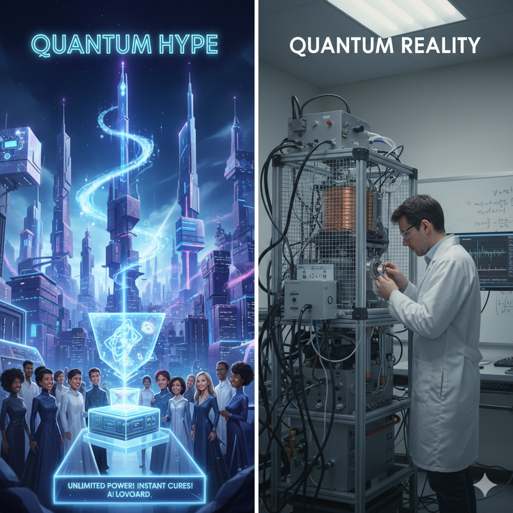 The Quantum Hype Curve: Balancing Excitement and Realism in Tech Communications