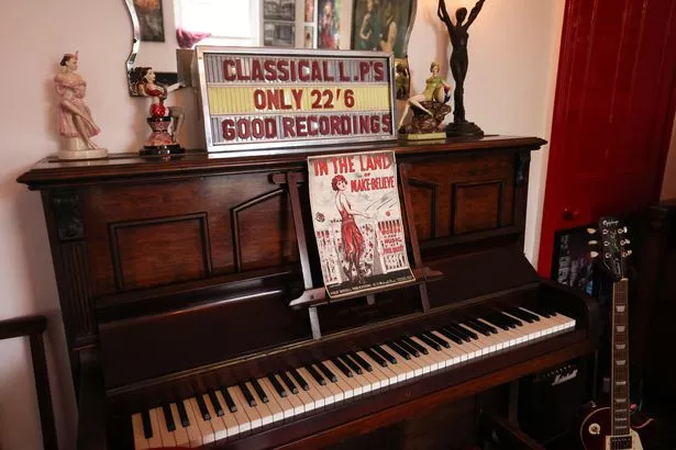 The museum upstairs in The Musical Box