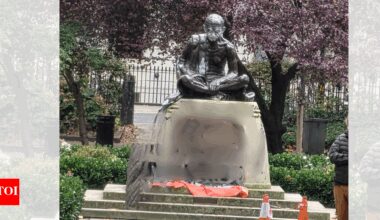 Three days before 'international day of non-violence': Mahatma Gandhi statue vandalised in London; Indian mission condemns act