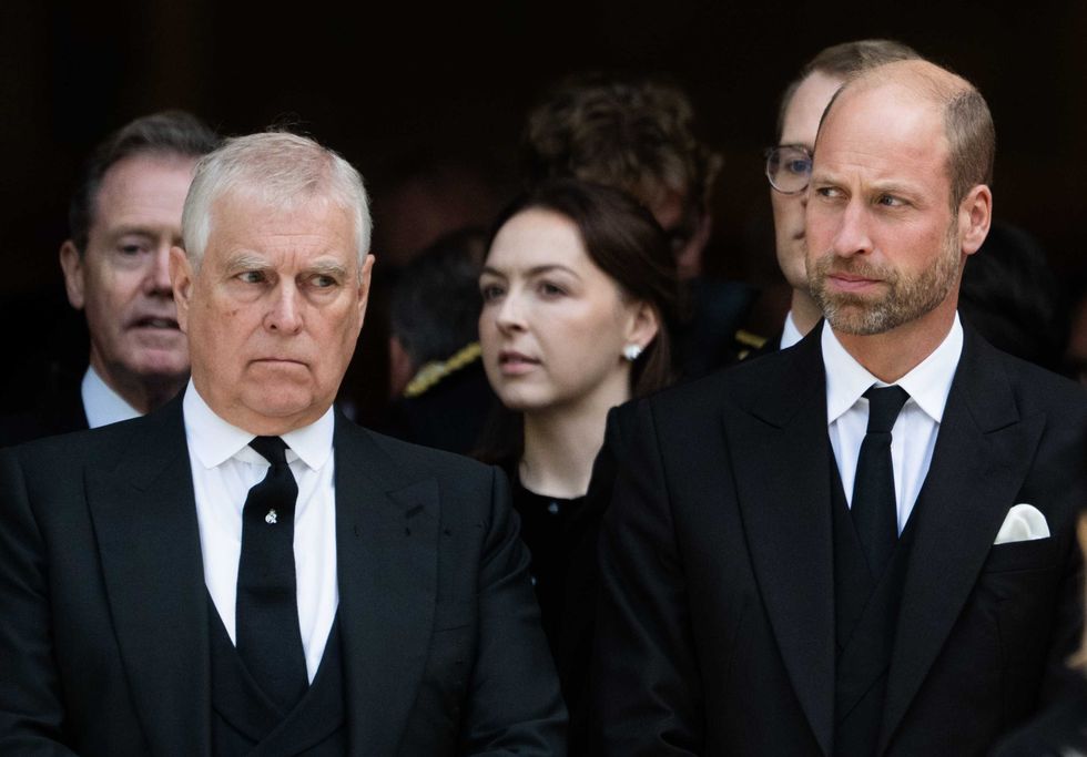 Prince William and Prince Andrew