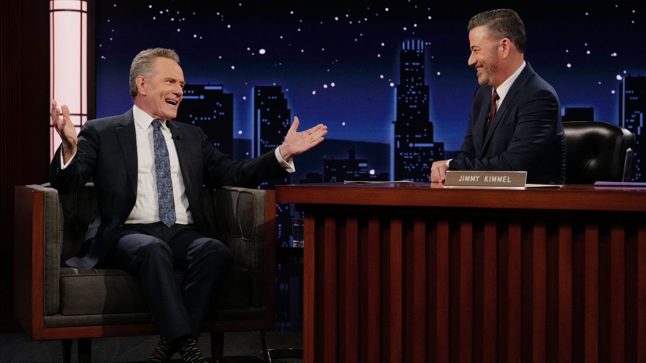 Bryan Cranston on 'Jimmy Kimmel Live!'