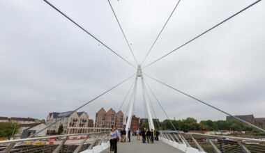 1.4 million crossings made over Glasgow bridge in first year