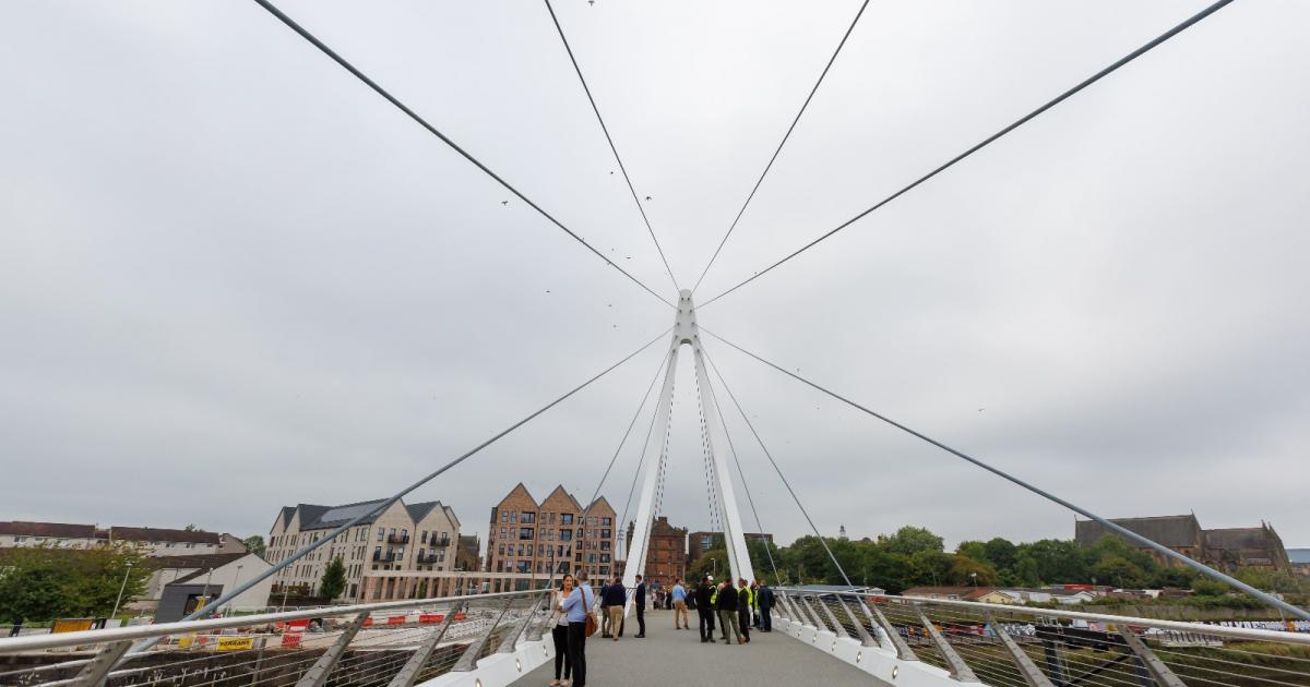 1.4 million crossings made over Glasgow bridge in first year