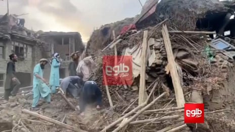 Rescue efforts after Afghanistan earthquake kills more than 800 – video