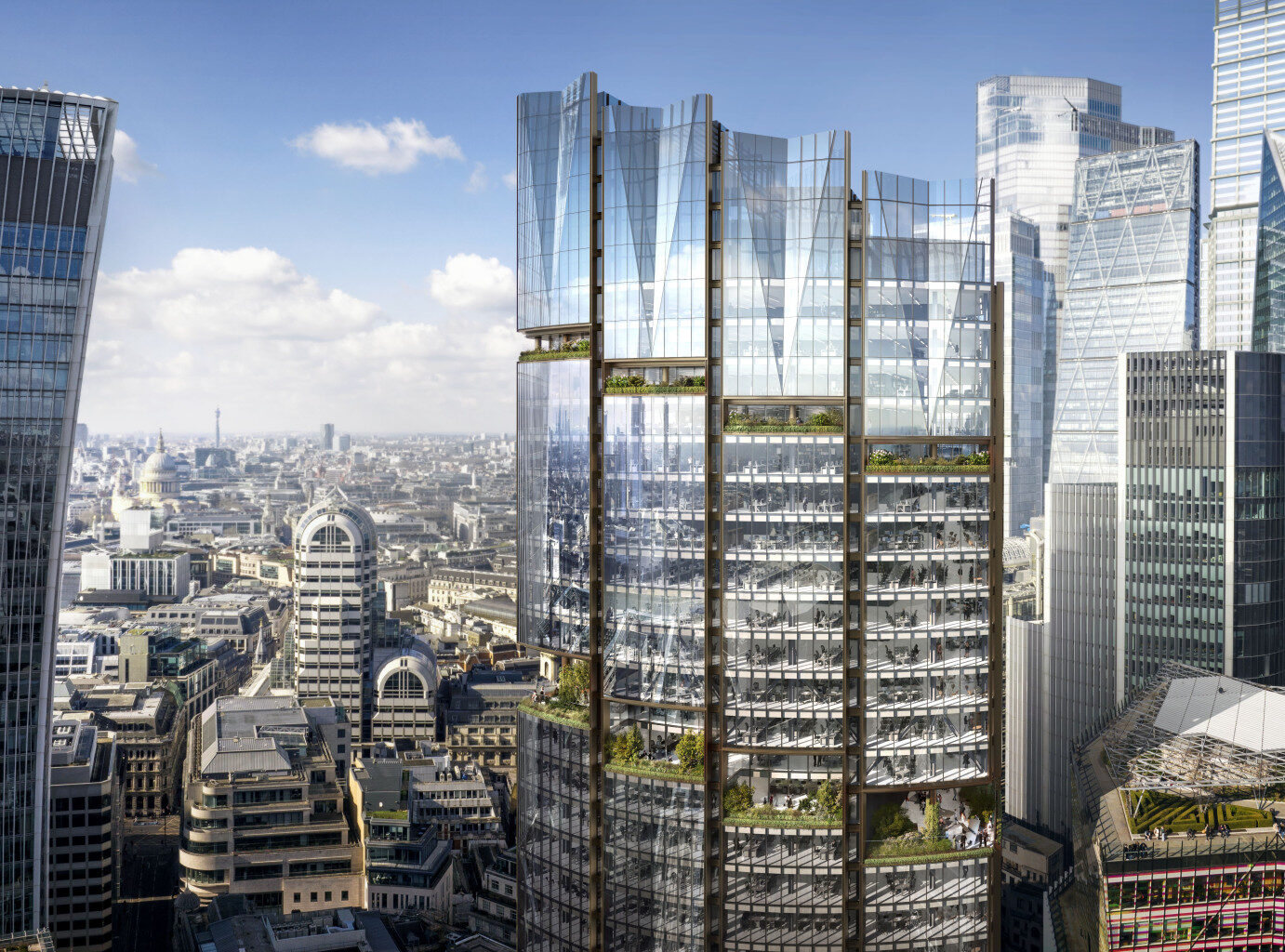 Plans for 31-storey office building approved at 130 Fenchurch Street