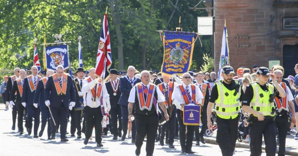Orange Order hits out at 'attack' on leader in Glasgow