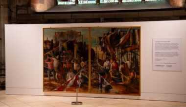 John Bellany's 'The Box Meeting' on display in Edinburgh