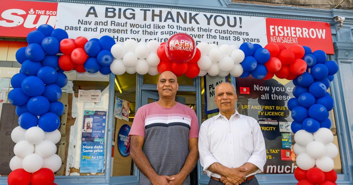 Brothers say farewell after 36 years at Fisherrow Newsagents