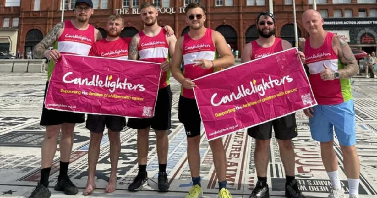 Friends walk from Bradford to Blackpool for Candlelighters