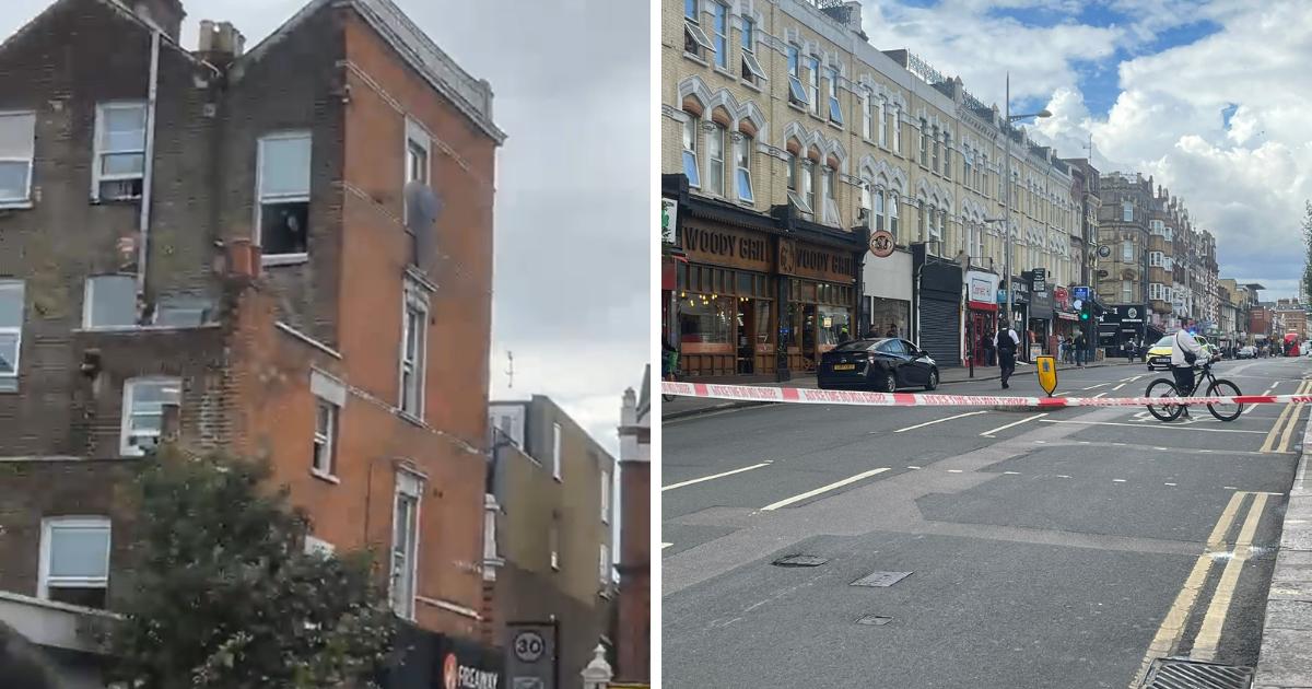 Kilburn High Road police incident: Stabbed man in hospital