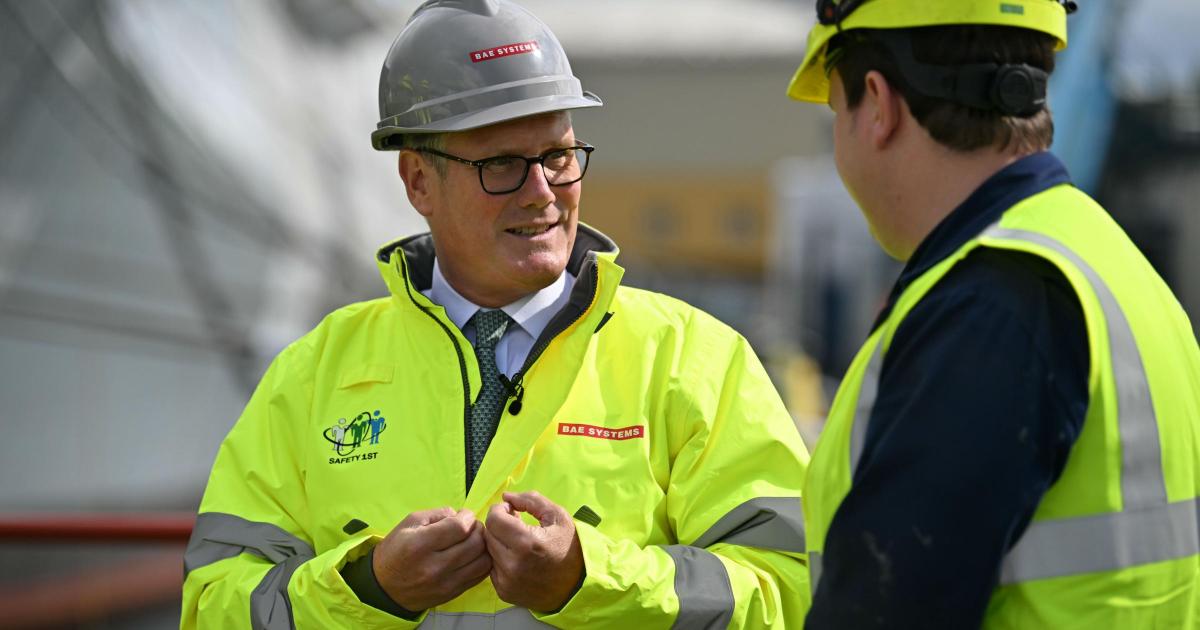 Starmer hopes £10bn deal to build Norwegian warships in Glasgow is first of many