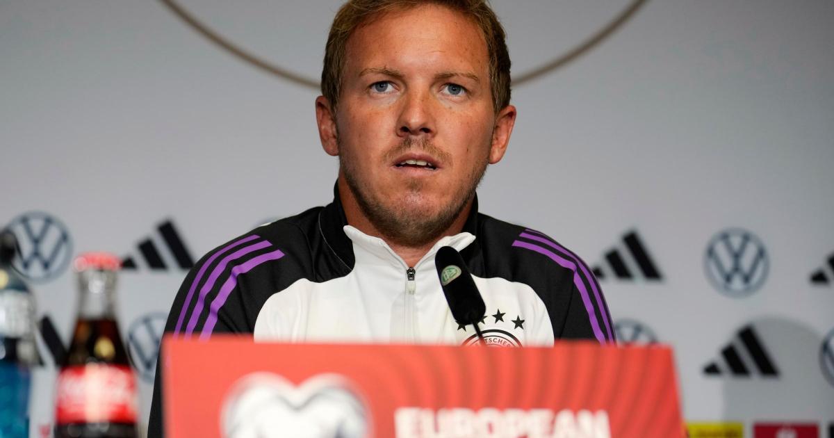 Julian Nagelsmann says he does not fear for his job as Germany look to stop rot