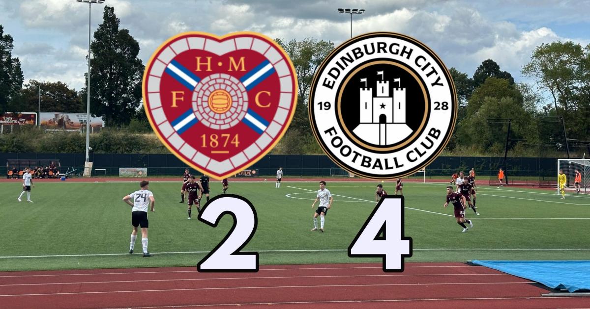 Hearts B's first-half to forget v Edinburgh as 15-year-old makes debut