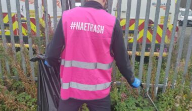 I helped clean a street in Glasgow. How did we get in this mess?