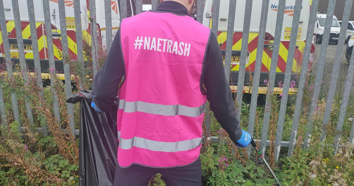 I helped clean a street in Glasgow. How did we get in this mess?
